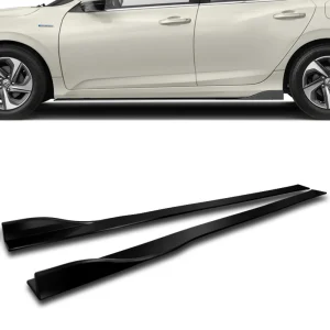 86" x 4" Universal Side Skirt Extension Rocker Splitters Diffuser Lip (6-Piece Kit) – ABS Body Styling for Cars