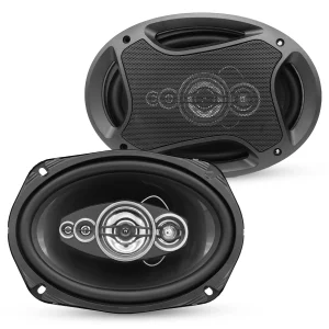 5 Core 6x9 Car Speakers – 800W 2-Way Coaxial Speakers with Super Tweeter, 4 Ohm Universal Fit for Cars, Trucks & SUVs