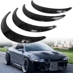 4PCS Universal Car Fender Flares – Wide Wheel Arch Extensions & Mudguards for Extra Tire Coverage and Body Protection